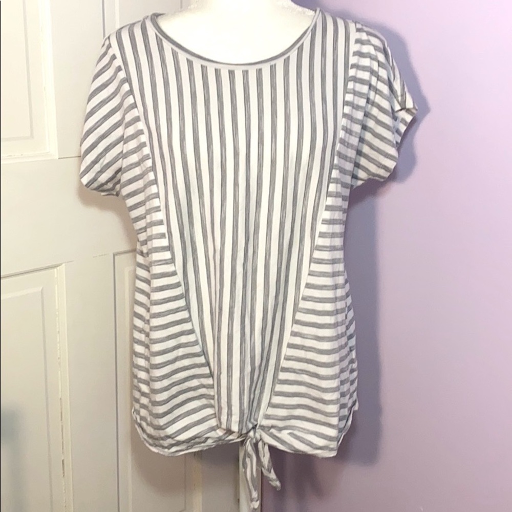 Jones New York Signature | Striped Top